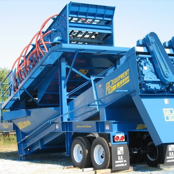Trailer-Mounted Portable Wash Plant